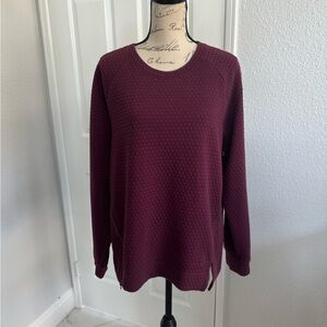 5.11 Tactical Women's Crew Neck Sweater in Rich Purple